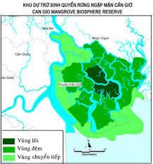 Bản đồ nhạy cảm môi trường khu vực từ Bà Rịa - Vũng Tàu đến Cần Giờ - TP.  Hồ Chí Minh