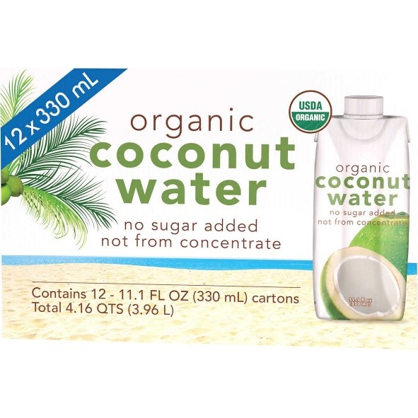 Amazon.com : Kirkland Signature Organic Coconut Water 12 Count, 11.1 Ounce  : Grocery & Gourmet Food